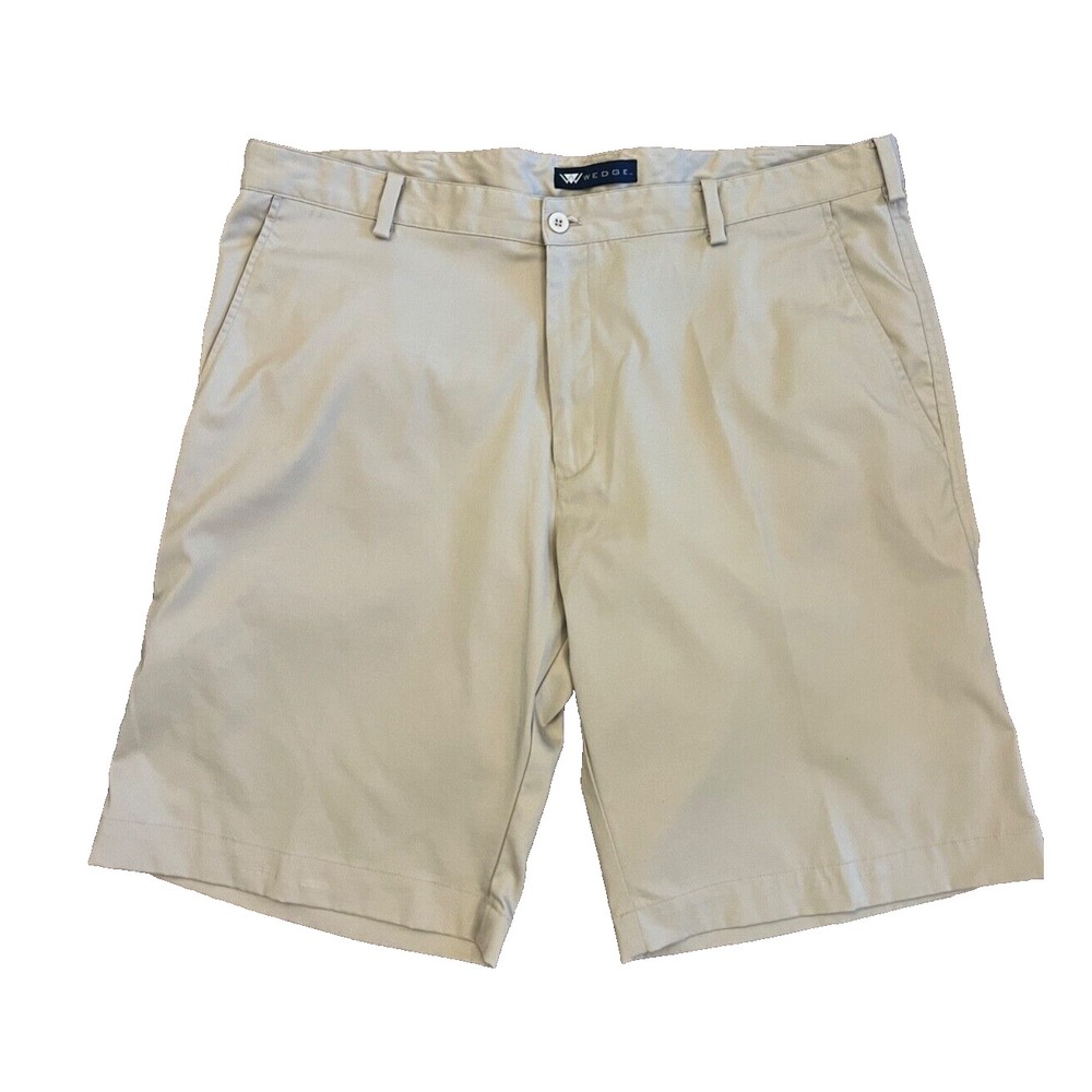 EUC Mens Wedge Brand Khaki Shorts Size 38